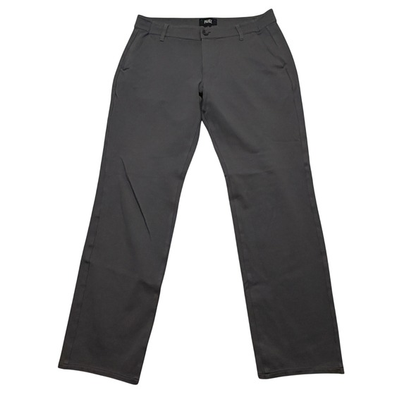 PAIGE Other - Paige Mens Straight Leg Stretch Trousers Charcoal Gray Size 32x30 Tech Pants